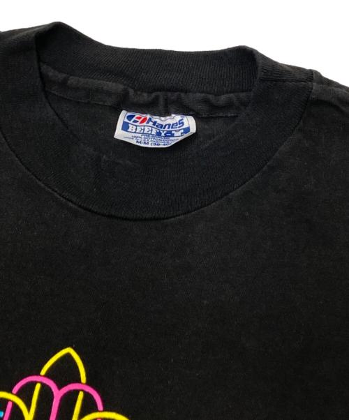 Hanes（ヘインズ）Hanes (ヘインズ) プリントTシャツ ブラック サイズ:Mの古着・服飾アイテム
