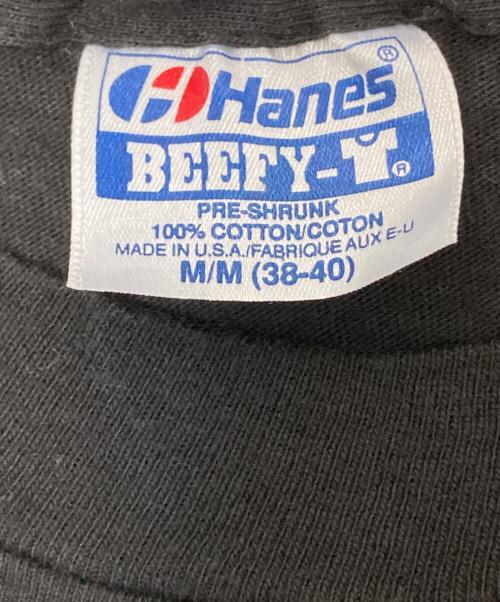 Hanes（ヘインズ）Hanes (ヘインズ) プリントTシャツ ブラック サイズ:Mの古着・服飾アイテム