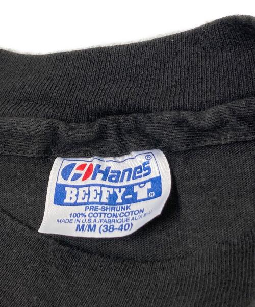 Hanes（ヘインズ）Hanes (ヘインズ) プリントTシャツ ブラック サイズ:Mの古着・服飾アイテム