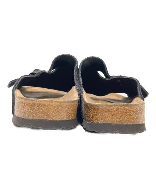 BIRKENSTOCK（ビルケンシュトック）BIRKENSTOCK (ビルケンシュトック) スウェード切替サンダル ブラック サイズ:28.0cmの古着・服飾アイテム