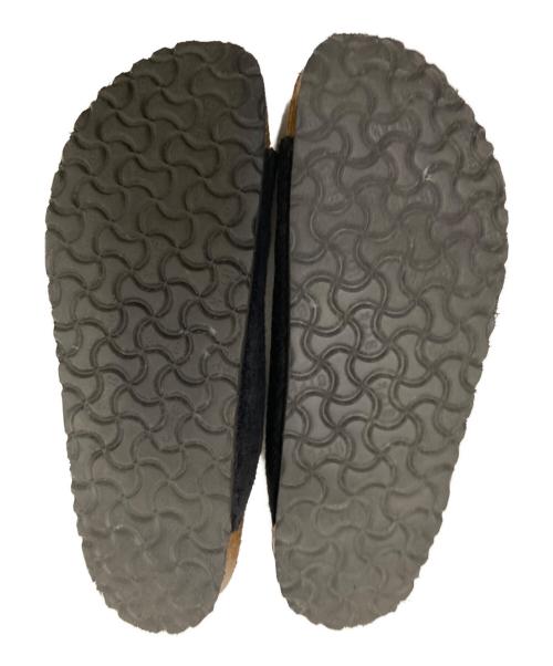 BIRKENSTOCK（ビルケンシュトック）BIRKENSTOCK (ビルケンシュトック) スウェード切替サンダル ブラック サイズ:28.0cmの古着・服飾アイテム