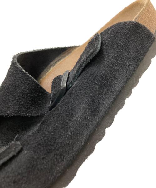 BIRKENSTOCK（ビルケンシュトック）BIRKENSTOCK (ビルケンシュトック) スウェード切替サンダル ブラック サイズ:28.0cmの古着・服飾アイテム