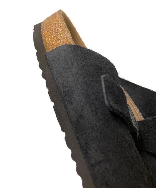 BIRKENSTOCK（ビルケンシュトック）BIRKENSTOCK (ビルケンシュトック) スウェード切替サンダル ブラック サイズ:28.0cmの古着・服飾アイテム