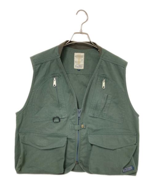 FOX FIRE（フォックスファイヤー）FOX FIRE (フォックスファイヤー) コットンナイロンベスト グリーン サイズ:Mの古着・服飾アイテム