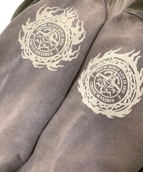 Travis Scott（トラヴィススコット）Travis Scott (トラヴィススコット) cactus jack HOODIE ブラウン サイズ:Lの古着・服飾アイテム