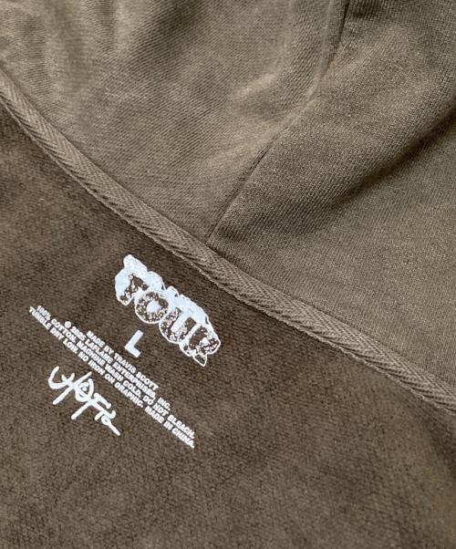 Travis Scott（トラヴィススコット）Travis Scott (トラヴィススコット) cactus jack HOODIE ブラウン サイズ:Lの古着・服飾アイテム