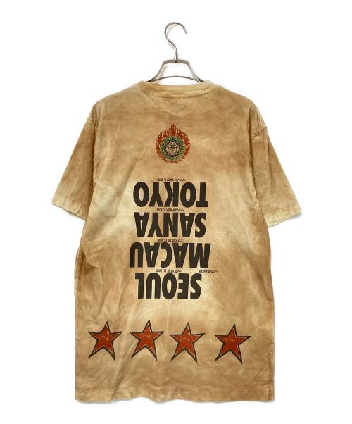 Travis Scott（トラヴィススコット）Travis Scott (トラヴィススコット) CIRCUS MAXMUS Tシャツ ベージュ サイズ:Mの古着・服飾アイテム