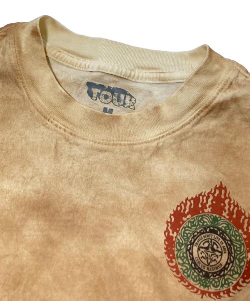 Travis Scott（トラヴィススコット）Travis Scott (トラヴィススコット) CIRCUS MAXMUS Tシャツ ベージュ サイズ:Mの古着・服飾アイテム