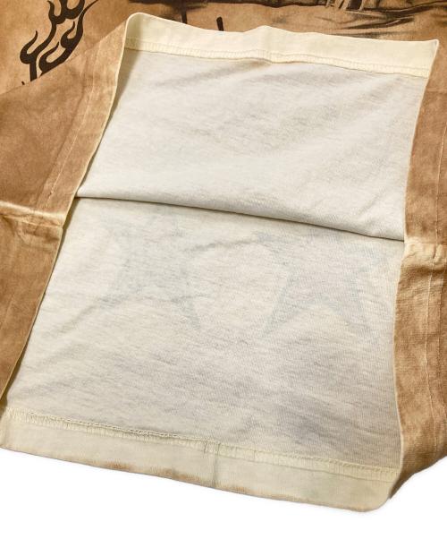 Travis Scott（トラヴィススコット）Travis Scott (トラヴィススコット) CIRCUS MAXMUS Tシャツ ベージュ サイズ:Mの古着・服飾アイテム