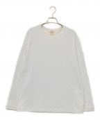 JACKMANジャックマン）の古着「Himo Long Sleeve T-Shirt」｜ホワイト