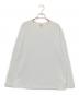 JACKMAN（ジャックマン）の古着「Himo Long Sleeve T-Shirt」｜ホワイト