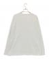 JACKMAN (ジャックマン) Himo Long Sleeve T-Shirt ホワイト サイズ:M：4000円