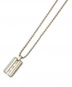 TIFFANY & Co.ティファニー）の古着「アトラスプレートネックレス」｜シルバー
