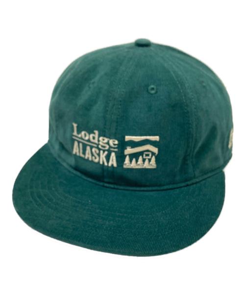 TACOMA FUJI RECORDS（タコマ フジ レコード）TACOMA FUJI RECORDS (タコマ フジ レコード) Lodge ALASKA LOGO CAP グリーン サイズ:57㎝－59㎝の古着・服飾アイテム