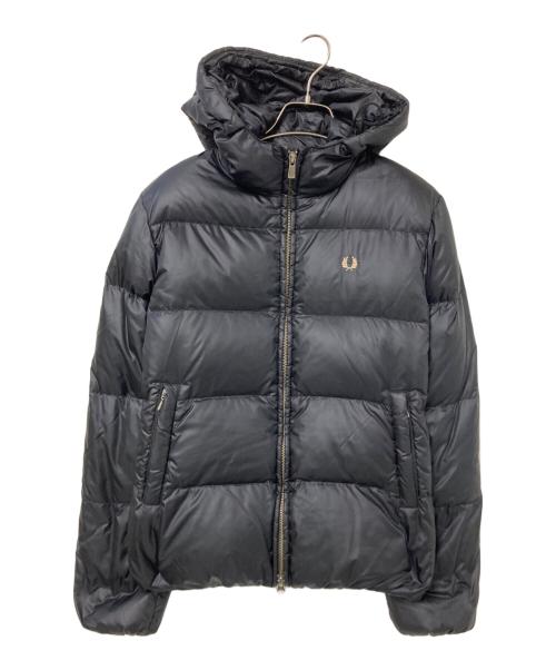 FRED PERRY（フレッドペリー）FRED PERRY (フレッドペリー) フーテッドダウンジャケット ブラック サイズ:Sの古着・服飾アイテム