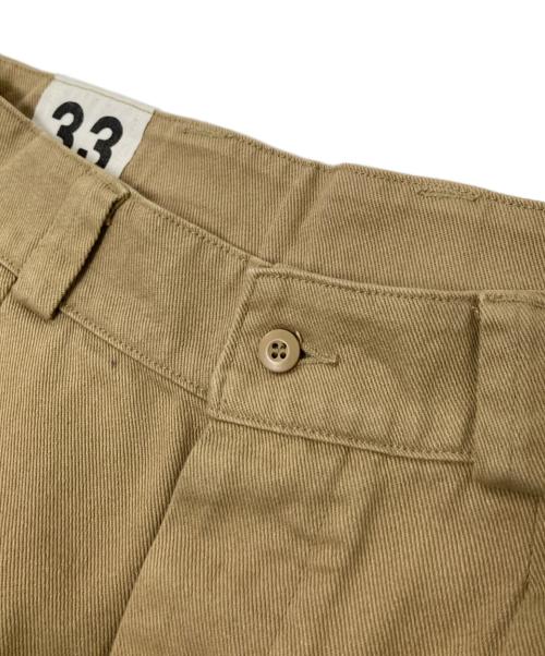 waiper（ワイパー）waiper (ワイパー) M-52 タックパンツ ベージュ サイズ:33の古着・服飾アイテム