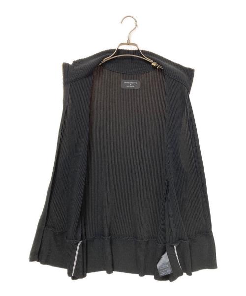 UNITED TOKYO（ユナイテッドトーキョー）UNITED TOKYO (ユナイテッドトーキョー) PLEATSドライバーズベスト ブラック サイズ:2の古着・服飾アイテム