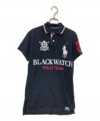 POLO RALPH LAURENポロ・ラルフローレン）の古着「ロゴ刺繍ポロシャツ」｜ブラック