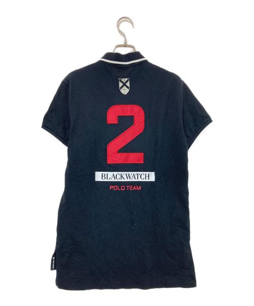 POLO RALPH LAUREN（ポロ・ラルフローレン）POLO RALPH LAUREN (ポロ・ラルフローレン) ロゴ刺繍ポロシャツ ブラック サイズ:Sの古着・服飾アイテム