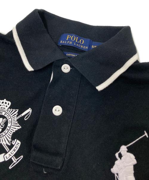 POLO RALPH LAUREN（ポロ・ラルフローレン）POLO RALPH LAUREN (ポロ・ラルフローレン) ロゴ刺繍ポロシャツ ブラック サイズ:Sの古着・服飾アイテム
