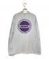 HUF (ハフ) MANHOLE LS TEE グレー×パープル サイズ: L：4500円