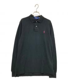 POLO RALPH LAUREN（ポロ・ラルフローレン）の古着「ポロシャツ」｜ブラック