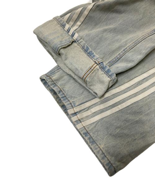adidas（アディダス）adidas (アディダス) Adilenium シーズン3 ルーズフィット デニムパンツ インディゴ サイズ:35の古着・服飾アイテム