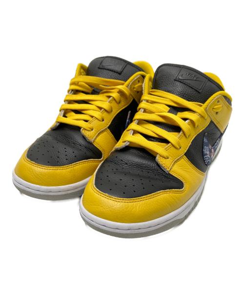 NIKE（ナイキ）NIKE (ナイキ) BY YOU DUNK LOW イエロー×ブラック サイズ:27.5cmの古着・服飾アイテム