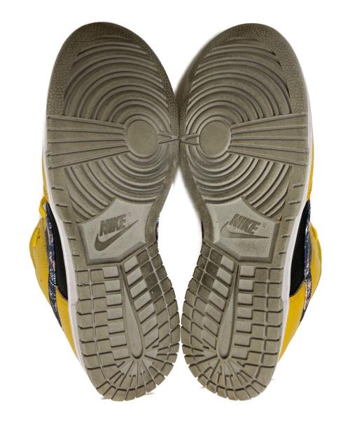 NIKE（ナイキ）NIKE (ナイキ) BY YOU DUNK LOW イエロー×ブラック サイズ:27.5cmの古着・服飾アイテム