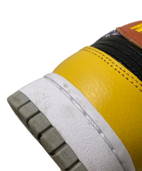 NIKE（ナイキ）NIKE (ナイキ) BY YOU DUNK LOW イエロー×ブラック サイズ:27.5cmの古着・服飾アイテム
