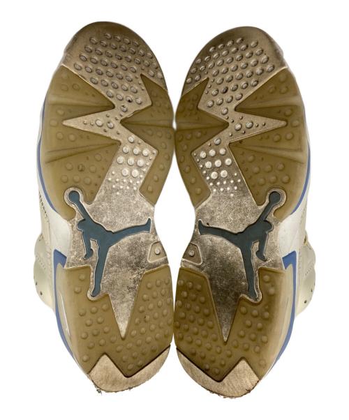 NIKE（ナイキ）NIKE (ナイキ) AIR JORDAN 6 RETRO PALE IVORY/WHITE-MULTI-COLOR-WORK BLUE ホワイト×ブルー サイズ:28.0cmの古着・服飾アイテム