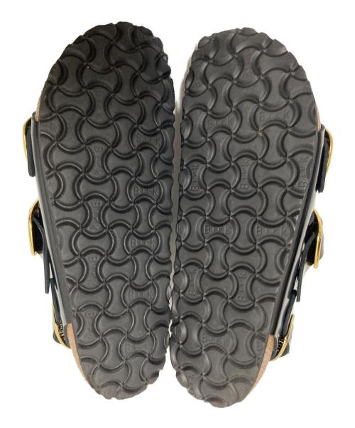 BIRKENSTOCK（ビルケンシュトック）BIRKENSTOCK (ビルケンシュトック) MILANO BIG BUCKLE ブラック サイズ:25.0cmの古着・服飾アイテム