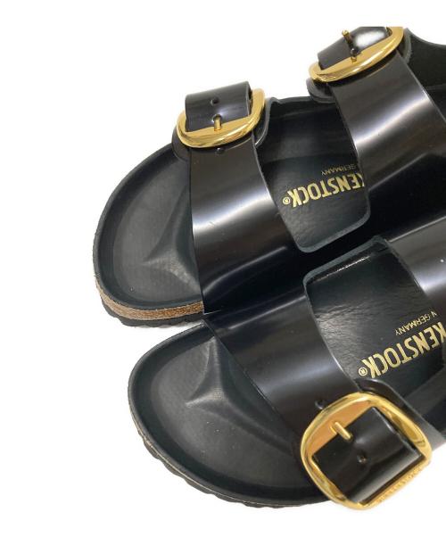 BIRKENSTOCK（ビルケンシュトック）BIRKENSTOCK (ビルケンシュトック) MILANO BIG BUCKLE ブラック サイズ:25.0cmの古着・服飾アイテム