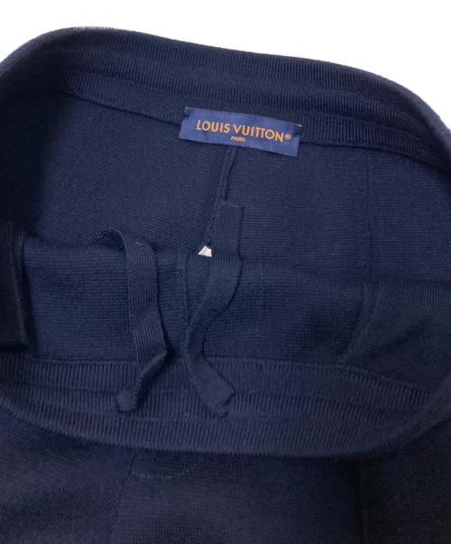 LOUIS VUITTON（ルイ ヴィトン）LOUIS VUITTON (ルイ ヴィトン) Tyler The Creator (タイラーザクリエイター) LVロゴニットハーフパンツ ネイビー サイズ:Mの古着・服飾アイテム