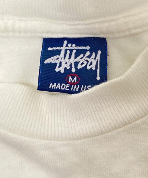 stussy（ステューシー）stussy (ステューシー) 90‘ＳTIKIプリントTシャツ ホワイト サイズ:Mの古着・服飾アイテム