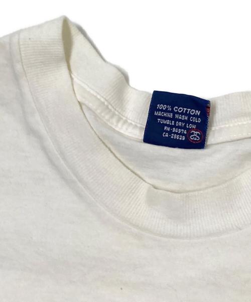 stussy（ステューシー）stussy (ステューシー) 90‘ＳTIKIプリントTシャツ ホワイト サイズ:Mの古着・服飾アイテム