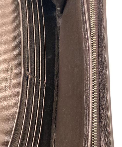 BOTTEGA VENETA（ボッテガベネタ）BOTTEGA VENETA (ボッテガベネタ) イントレチャートフラップウォレット ブラウン サイズ:下記参照の古着・服飾アイテム