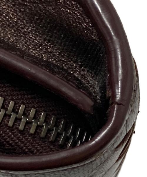BOTTEGA VENETA（ボッテガベネタ）BOTTEGA VENETA (ボッテガベネタ) イントレチャートフラップウォレット ブラウン サイズ:下記参照の古着・服飾アイテム