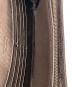 中古・古着 BOTTEGA VENETA (ボッテガベネタ) イントレチャートフラップウォレット ブラウン サイズ:下記参照：10000円