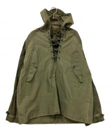 U'S NAVY（ユーエスネイビー）の古着「N-2レインデッキパーカー」｜グリーン