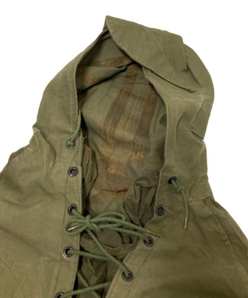 U'S NAVY（ユーエスネイビー）U'S NAVY (ユーエスネイビー) N-2レインデッキパーカー グリーン サイズ:Sの古着・服飾アイテム