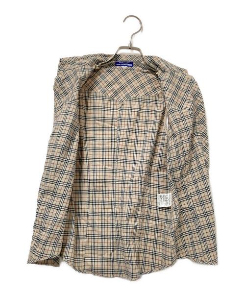BURBERRY BLUE LABEL（バーバリー ブルー レーベル）BURBERRY BLUE LABEL (バーバリー ブルー レーベル) ノヴァチェックノースリーブブラウス ベージュ サイズ:38の古着・服飾アイテム
