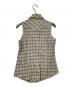 BURBERRY BLUE LABEL (バーバリー ブルー レーベル) ノヴァチェックノースリーブブラウス ベージュ サイズ:38：8000円