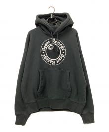 stussy×Denim Tears（ステューシー×デニムティアーズ）の古着「TEARS GRAPHIC HOODIE」｜ブラック