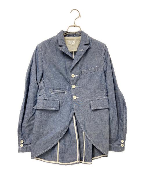 Engineered Garments（エンジニアド ガーメンツ）Engineered Garments (エンジニアド ガーメンツ) コットンシャンブレータキシードジャケット インディゴ サイズ:1の古着・服飾アイテム