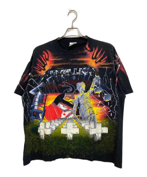 THE BROCKUM GROUP（ザ ブロッカム グループ）THE BROCKUM GROUP (ザ ブロッカム グループ) 90sオーバープリントTシャツ ブラック サイズ: Lの古着・服飾アイテム