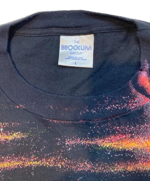 THE BROCKUM GROUP（ザ ブロッカム グループ）THE BROCKUM GROUP (ザ ブロッカム グループ) 90sオーバープリントTシャツ ブラック サイズ: Lの古着・服飾アイテム