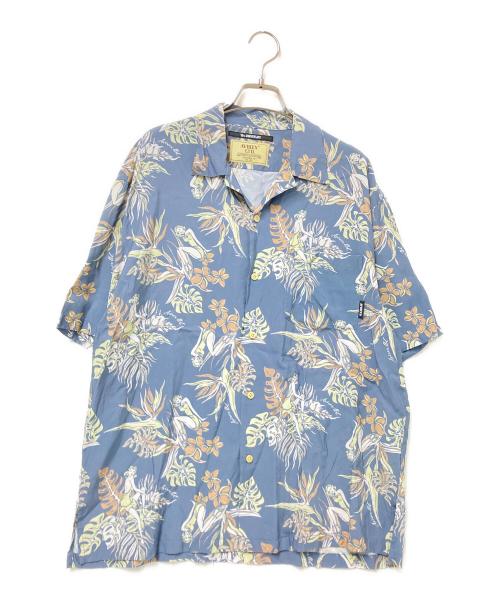 AVIREX（アヴィレックス）AVIREX (アヴィレックス) アロハシャツ ブルー サイズ:Lの古着・服飾アイテム