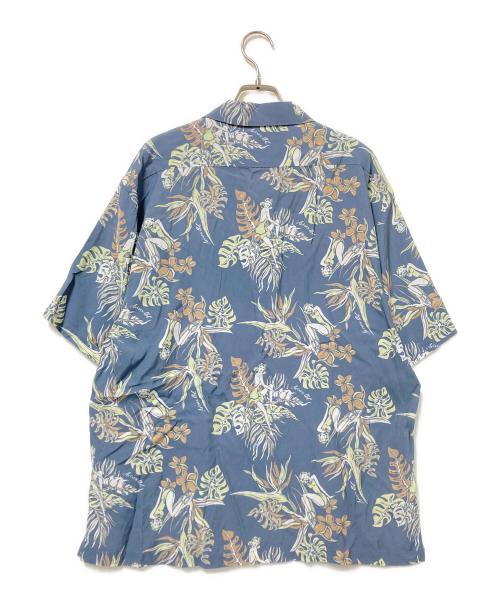 AVIREX（アヴィレックス）AVIREX (アヴィレックス) アロハシャツ ブルー サイズ:Lの古着・服飾アイテム