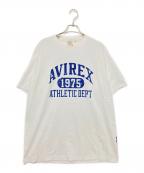 AVIREXアヴィレックス）の古着「プリントTシャツ」｜ホワイト